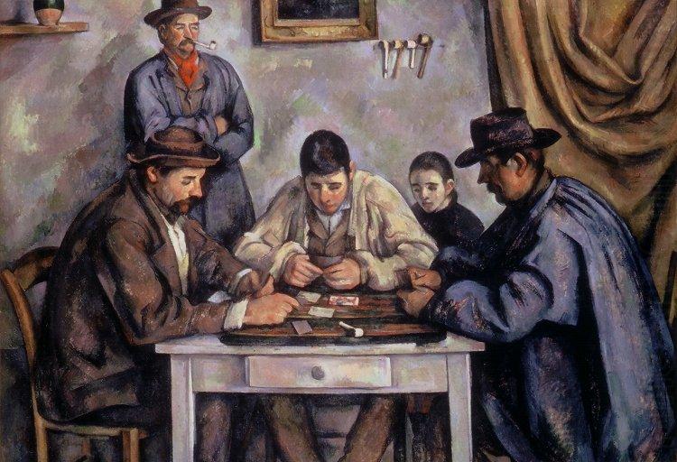 Paul Cezanne The Card Players Les joueurs de cartes oil painting picture